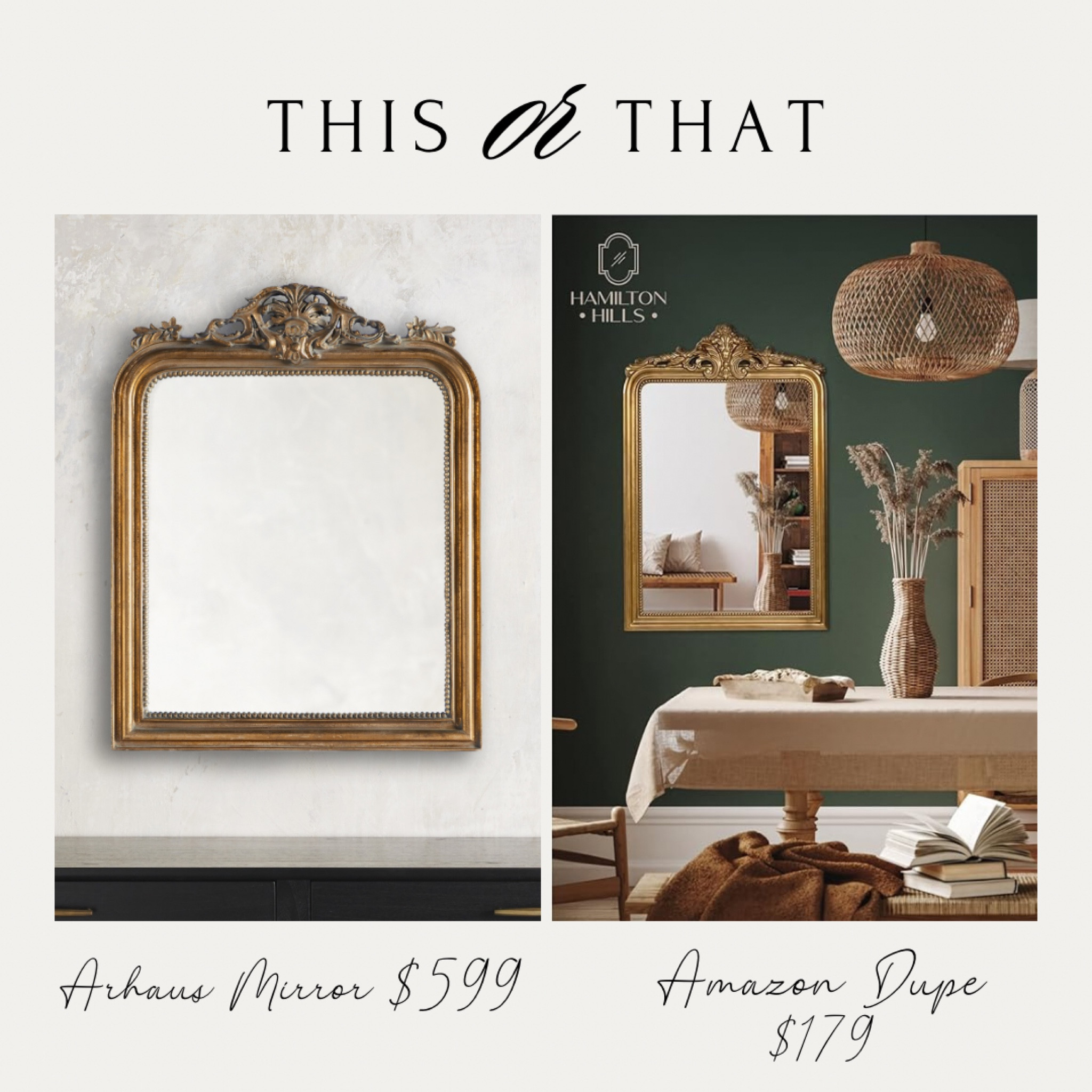 Dupe of the Day!
Arhaus vs Amazon
$599 vs $179

#LTKsalealert #LTKhome #LTKstyletip