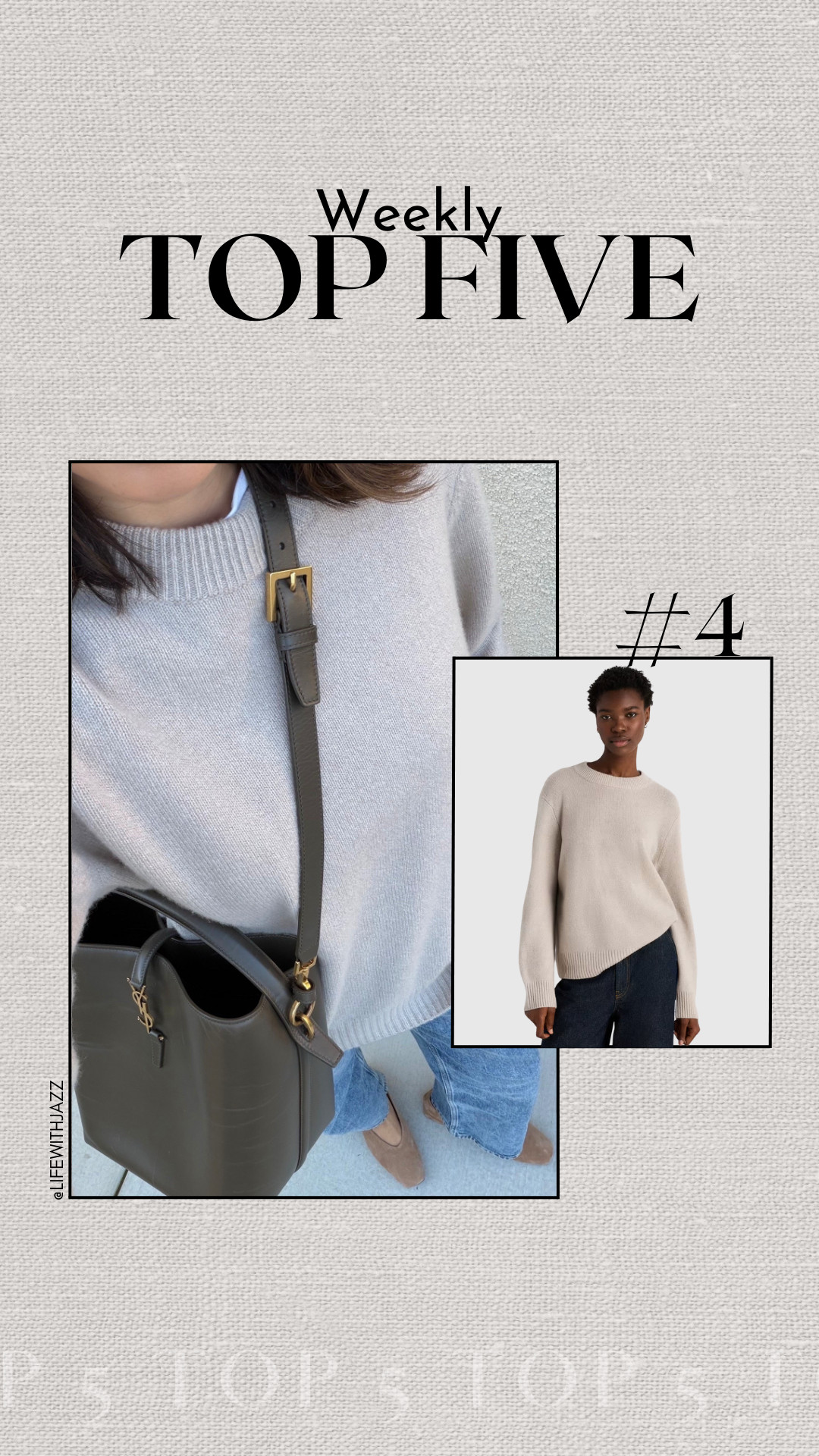 #4 bestseller this week: quince oversized cashmere crewneck 

wearing xs 

perfectly oversized sweater, very comfy 

 #LTKootd #LTKSeasonal