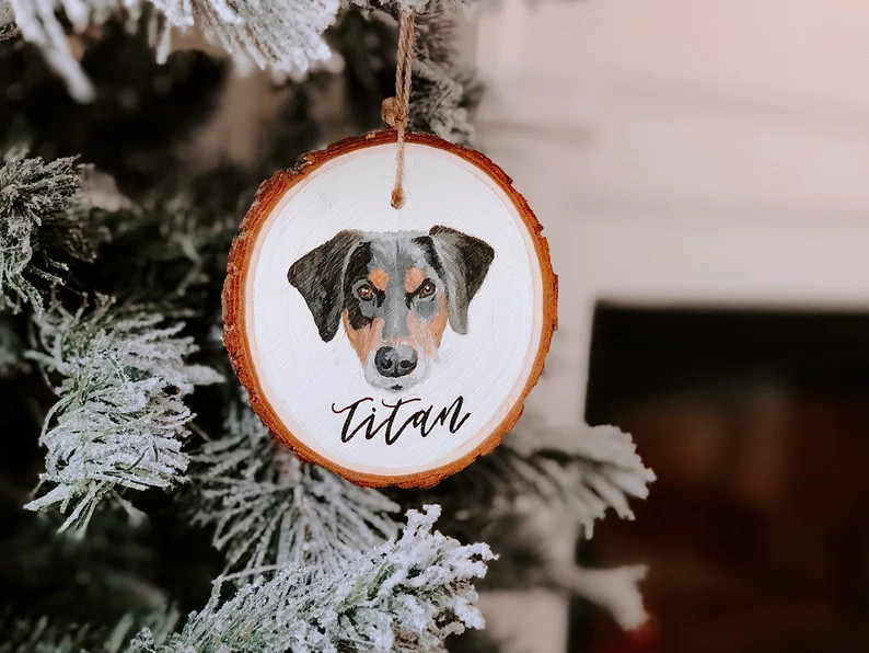 Hand Painted Pet Ornament Pet Painting Ornament - Etsy | Etsy (US)