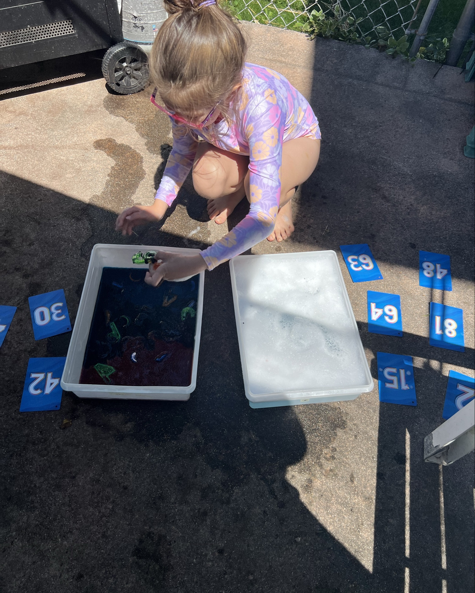 Such a fun outdoor sensory play + learning activity! 

#LTKxWalmart #LTKKids