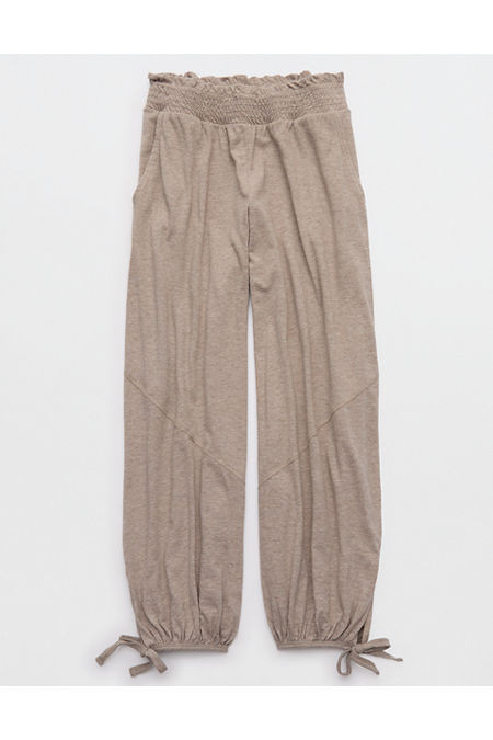Aerie Happiest Jogger Women's Heathered Taupe XXS | Aerie