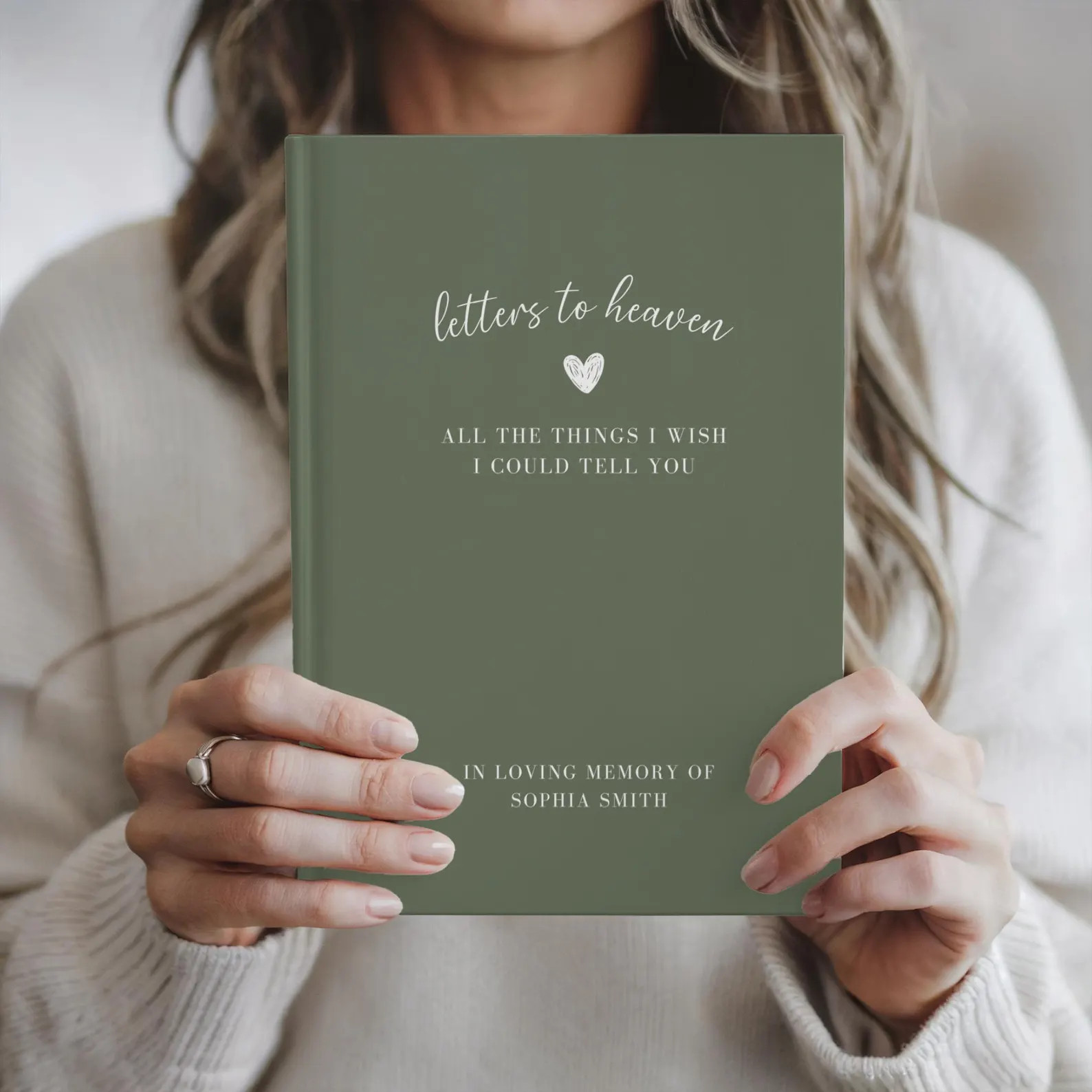 Personalized Grief Journal, Sympathy Gift For Loss Of Mother Father, Letters To Heaven In Loving ... | Etsy (Global)