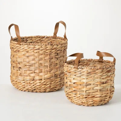 Mcpeak 2 Piece Wicker Basket Set | Wayfair North America