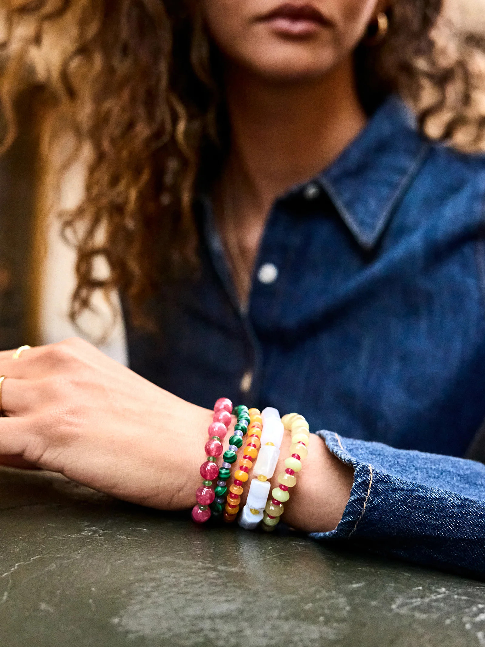 Darcy Beaded Bracelet Set - Vibrant Multi | BaubleBar