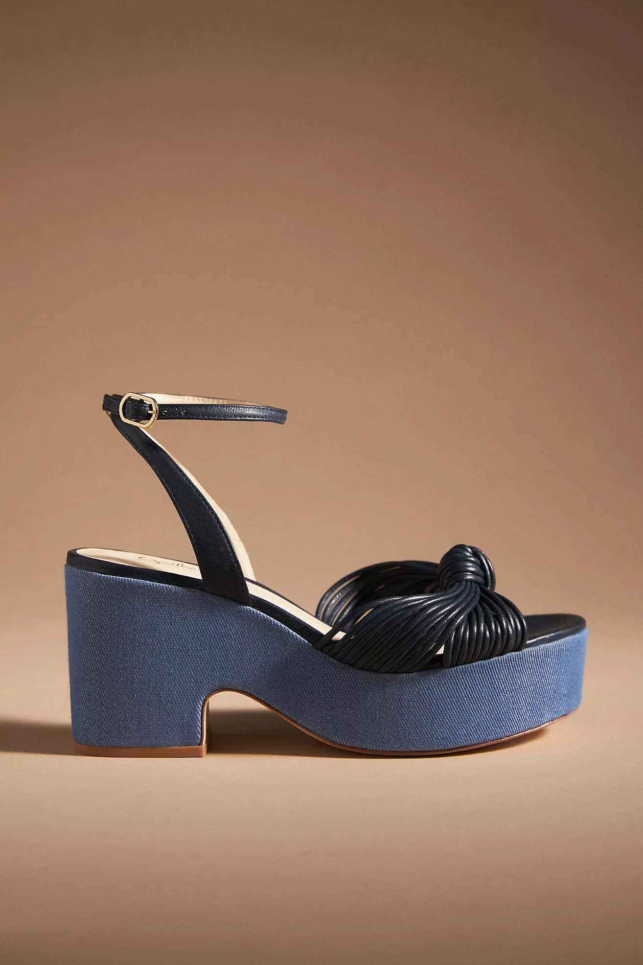 Guilhermina Knotted Platform Heels | Anthropologie (US)