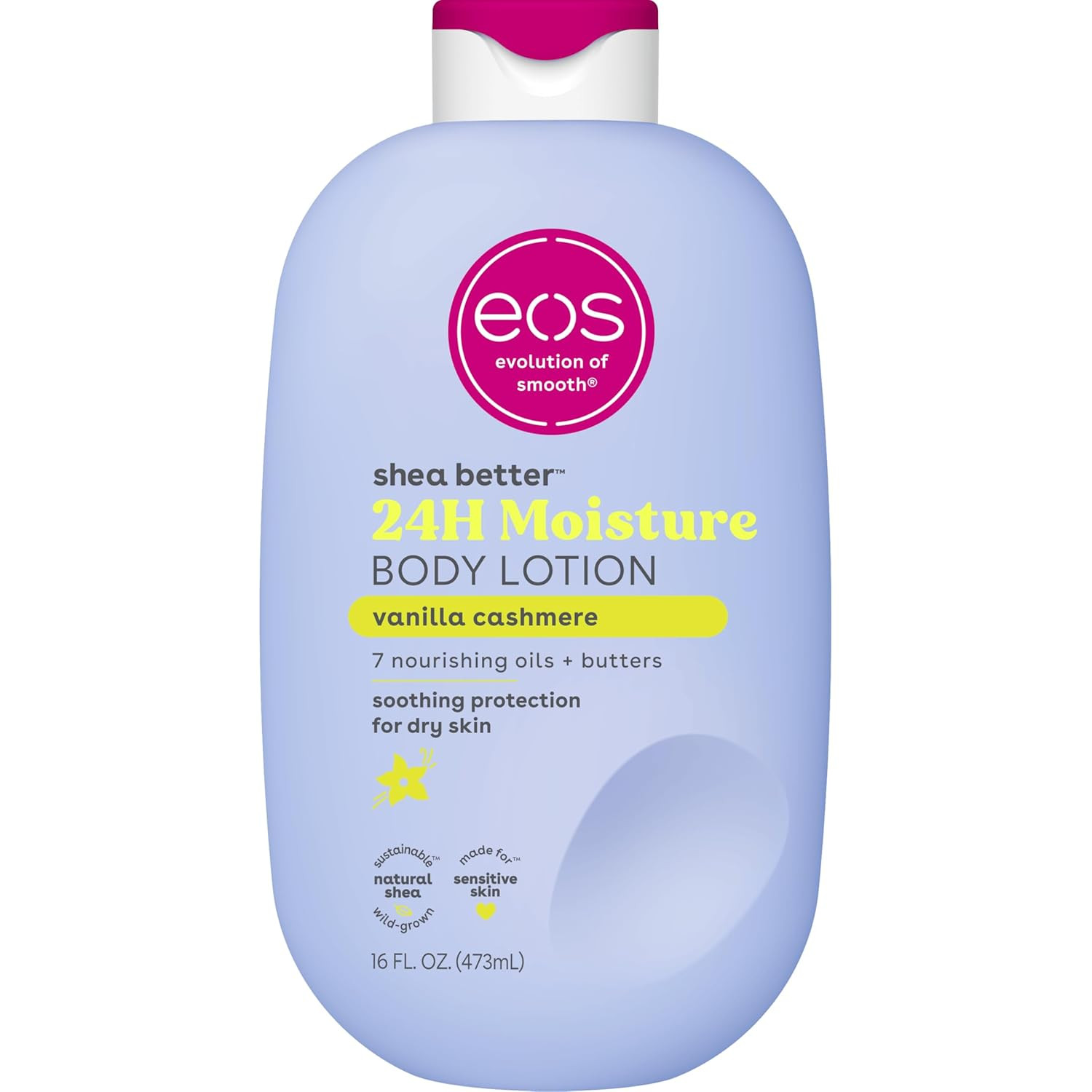 eos Shea Better Body Lotion Vanilla Cashmere, 24-Hour Moisture Skin Care, Lightweight & Non-Greas... | Amazon (US)