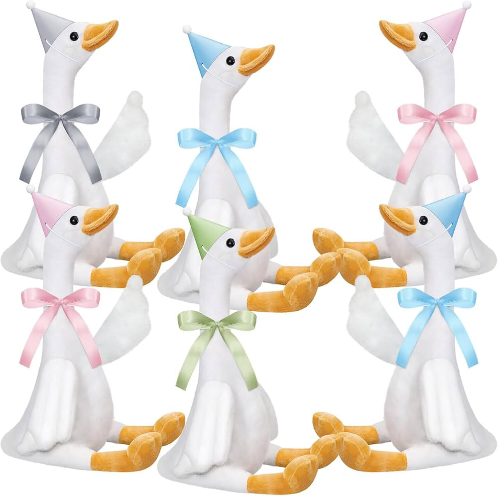 6 Sets One Silly Goose Birthday Decor Girl Boy 1st Baby Shower Adopt a Geese Party Favor Gift 11.... | Amazon (US)