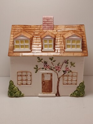 Vintage Tastesetter by Sigma Medium Cottage House Village Canister Excellent  | eBay | eBay US