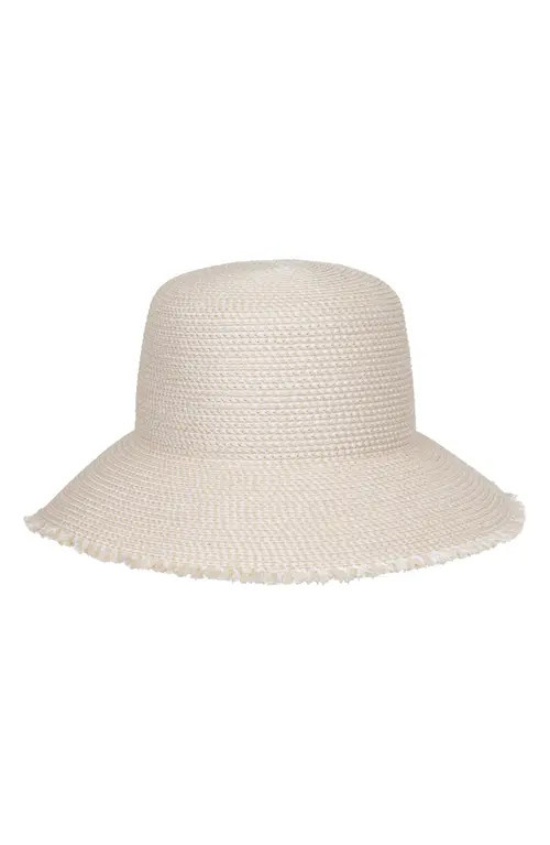 Eric Javits Squishee® Straw Bucket Hat in Cream at Nordstrom | Nordstrom