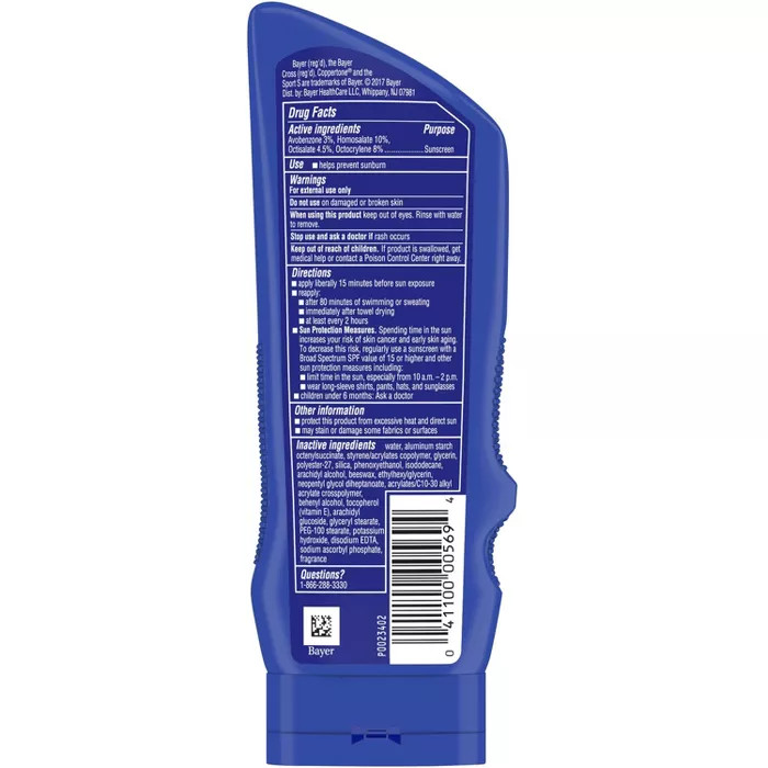 Coppertone Sport Sunscreen Lotion - SPF 50 - 7oz | Target