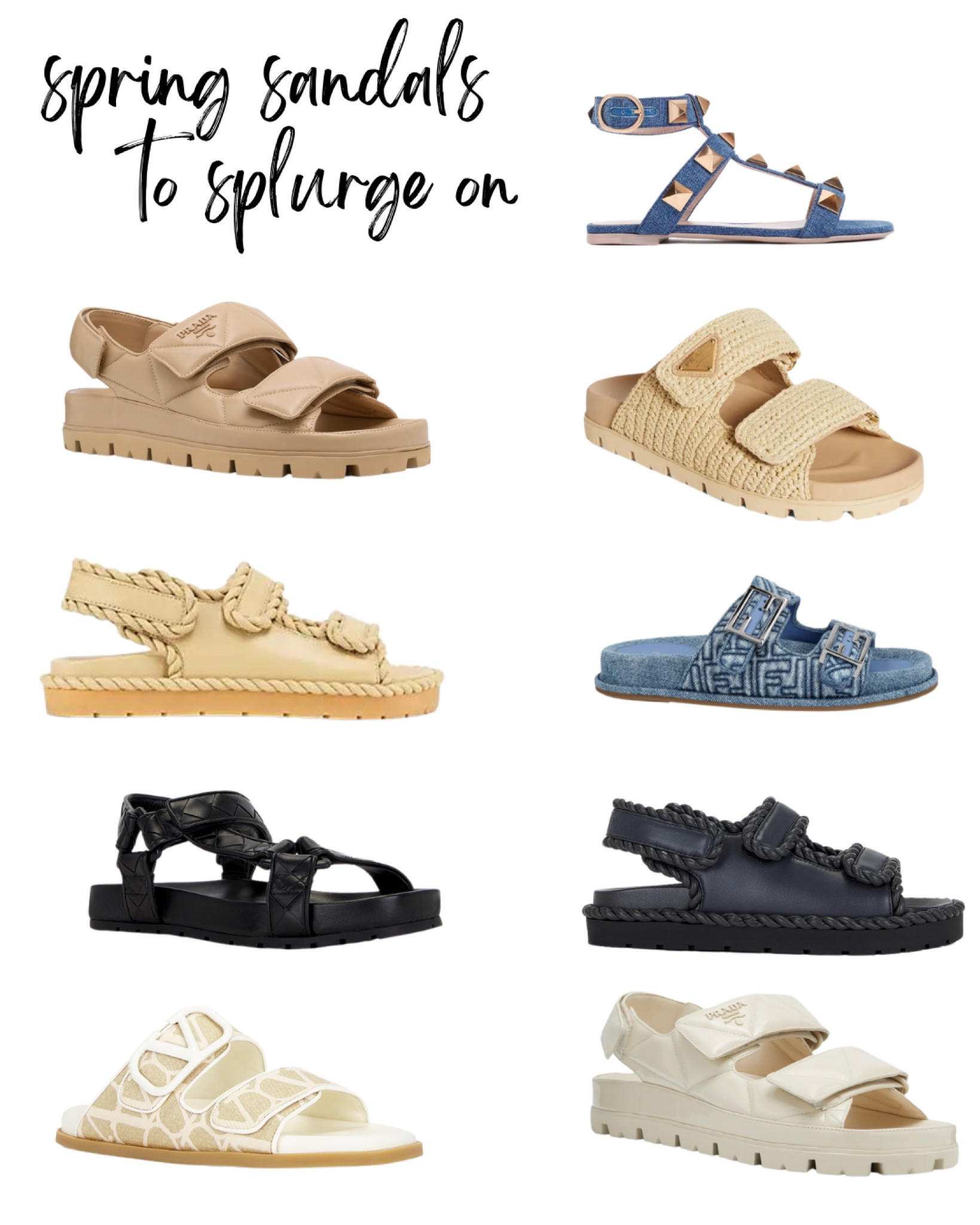 Splurge worthy spring sandals 

#LTKstyletip #LTKover40 #LTKshoecrush