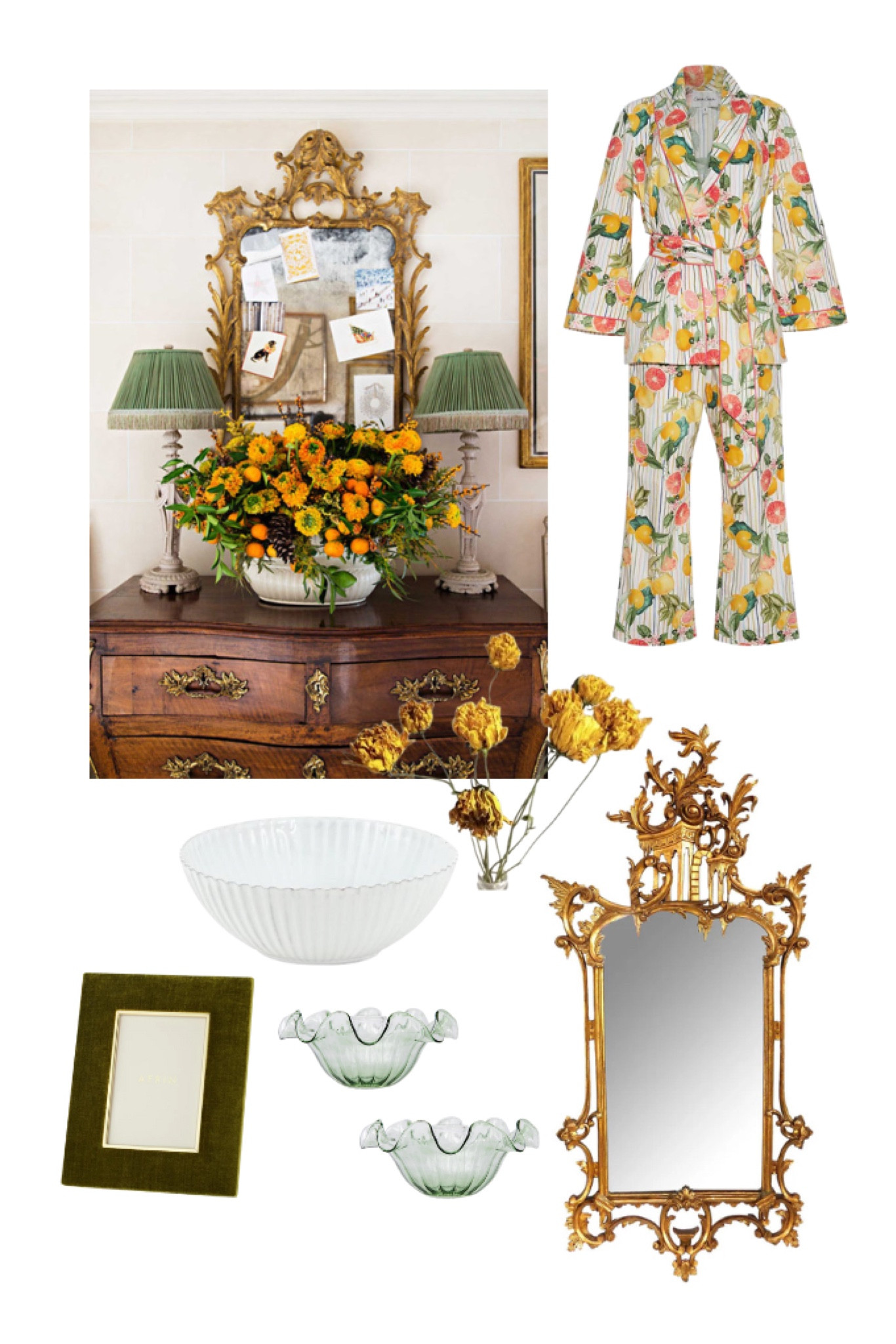 Inspired by, Charlotte Moss…I have had this image saved for a while now. I am using it to drive some last-minute holiday decor in FL that will transition into January; lots of warm sunshine-y tones, a combo of brass and natural elements, and a hint of moss/sage velvet. 

#LTKhome #LTKSeasonal #LTKHoliday