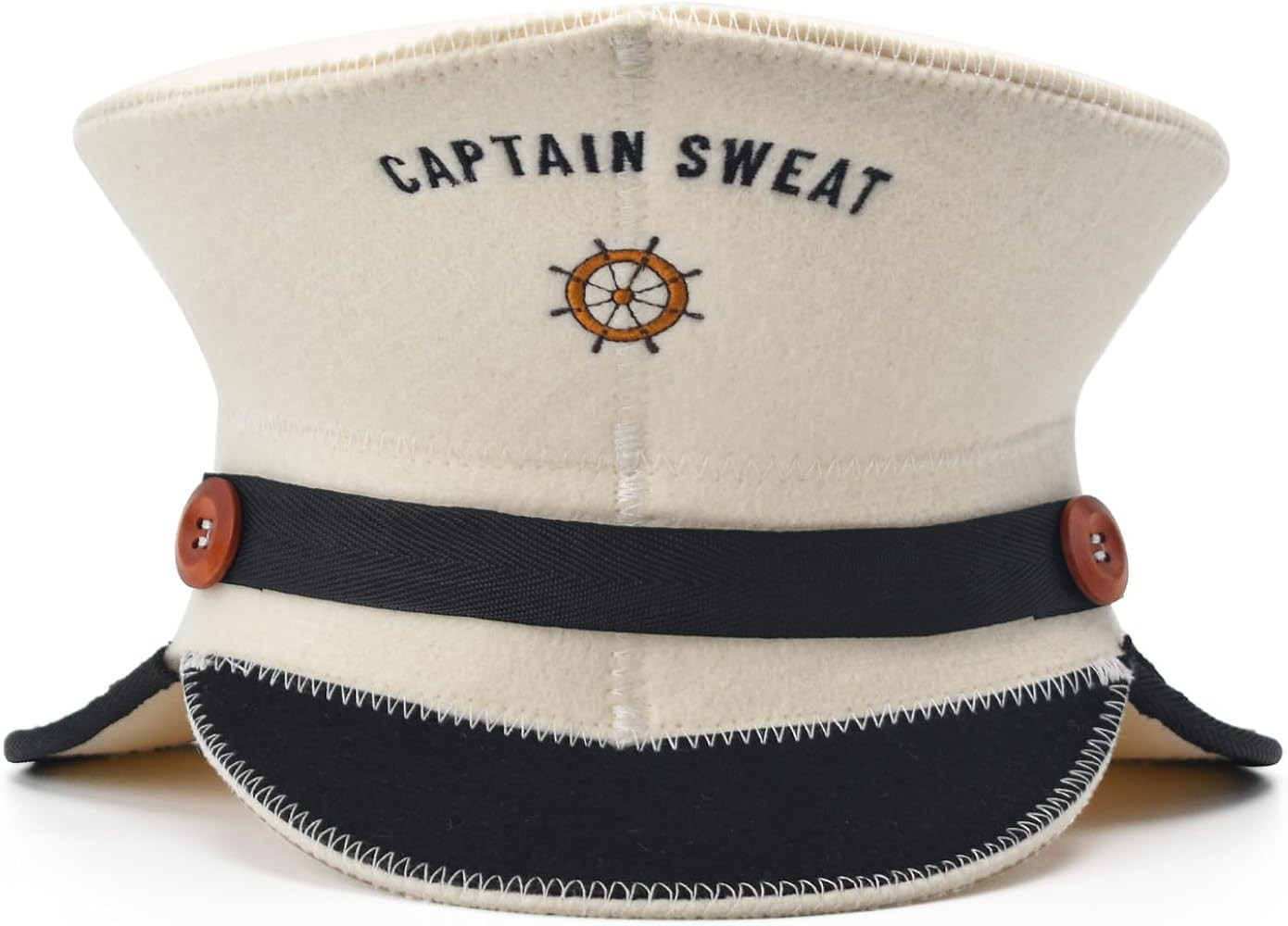 Halsa Sauna Hat - Captain Sweat Wool Sauna Cap for Men & Women, Eco-Friendly, Handmade, Breathabl... | Amazon (US)