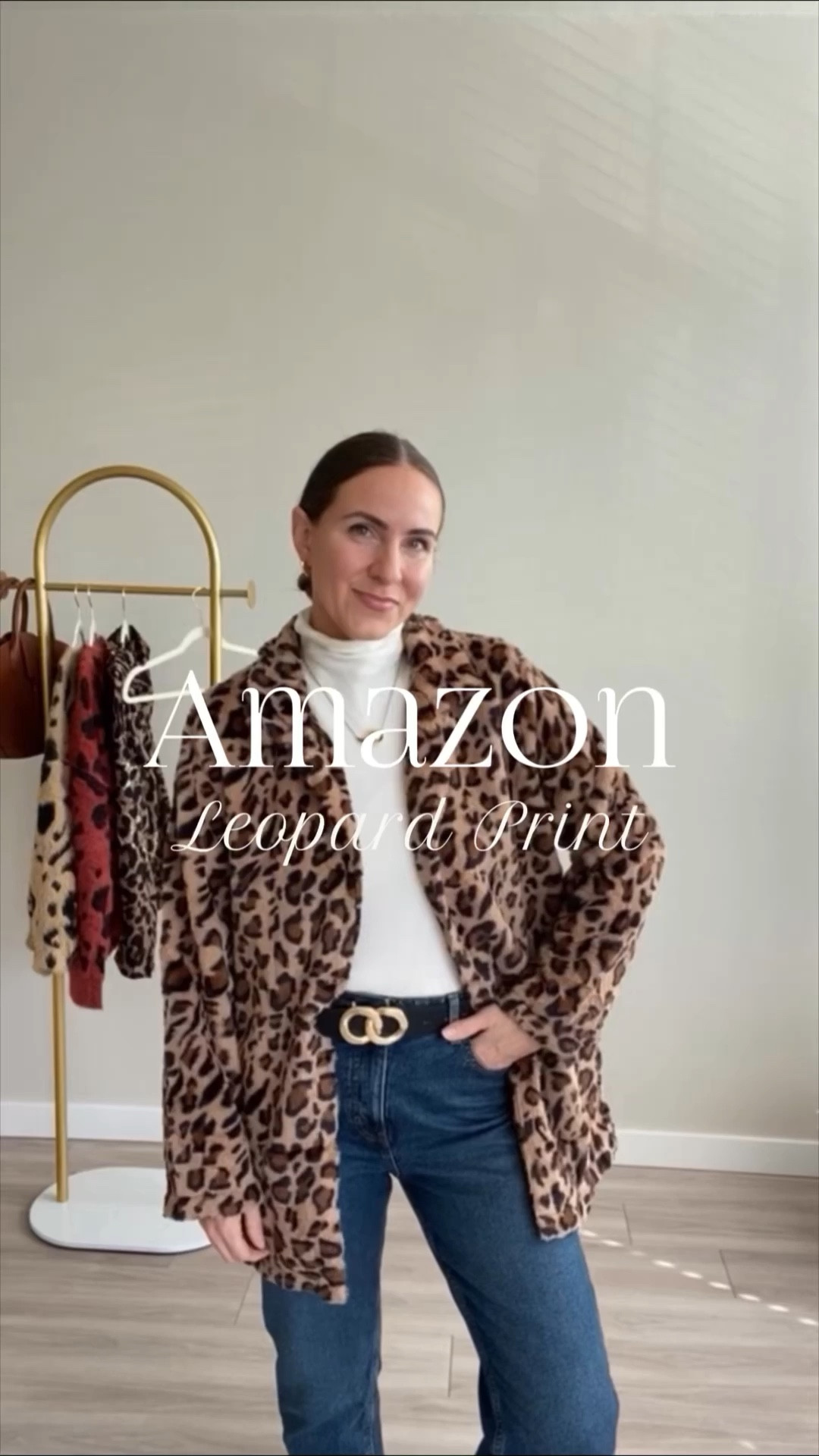 I’m 5’7 and wearing a medium in the jacket.  The jeans are so nice.  Highly recommended.  They’re H&M.   the top is from Walmart    
I have linked exact items 💕💕💕
Leopard must haves #LTKSeasonal #LTKU
Outfit idea
Call outfit 


#LTKSaleAlert #LTKStyleTip #LTKFindsUnder50