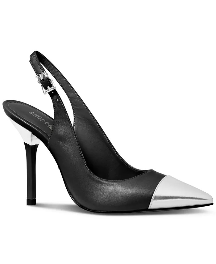 Michael Kors Women's Kadence Cap-Toe Slingback Pumps & Reviews - Heels & Pumps - Shoes - Macy's | Macys (US)
