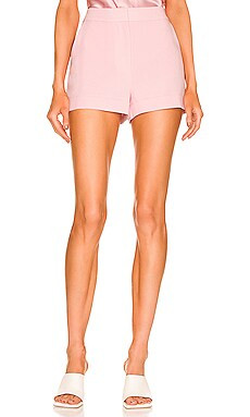 Cinq a Sept Crepe Elaine Short in Pink Quartz from Revolve.com | Revolve Clothing (Global)