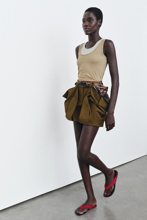 DOUBLE-LAYER STRAPPY TOP | Zara UK