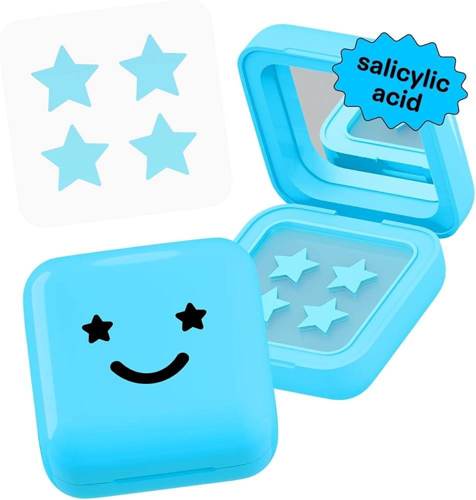 Starface Hydro-Star Salicylic Acid Patches + Big Blue Compact, Helps Unclog Pores and Shrink Spot... | Amazon (US)