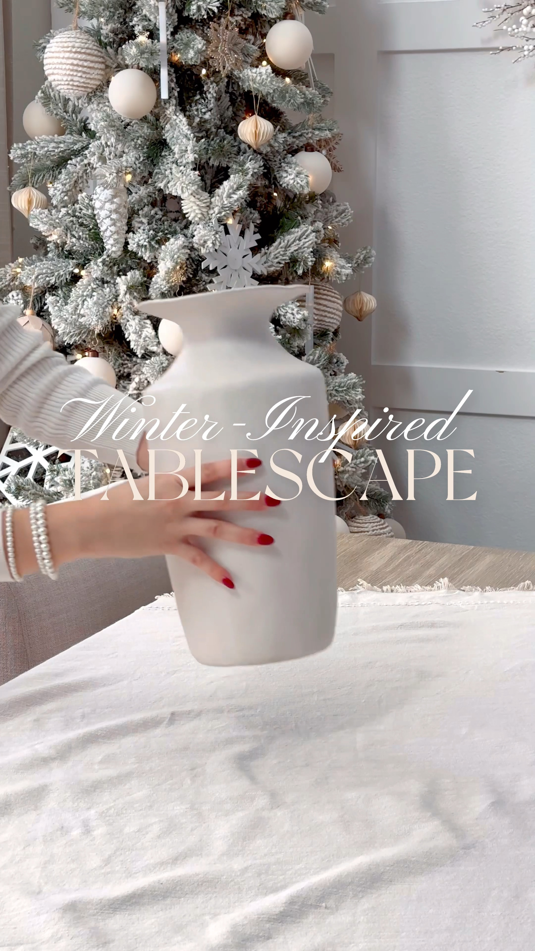 A winter inspired table for the holidays ❄️ Merry Christmas !

#LTKHoliday #LTKSeasonal #LTKHome