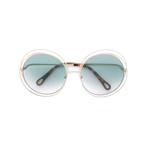 ChloÃ© Eyewear Carlina sunglasses - Metallic | Farfetch EU