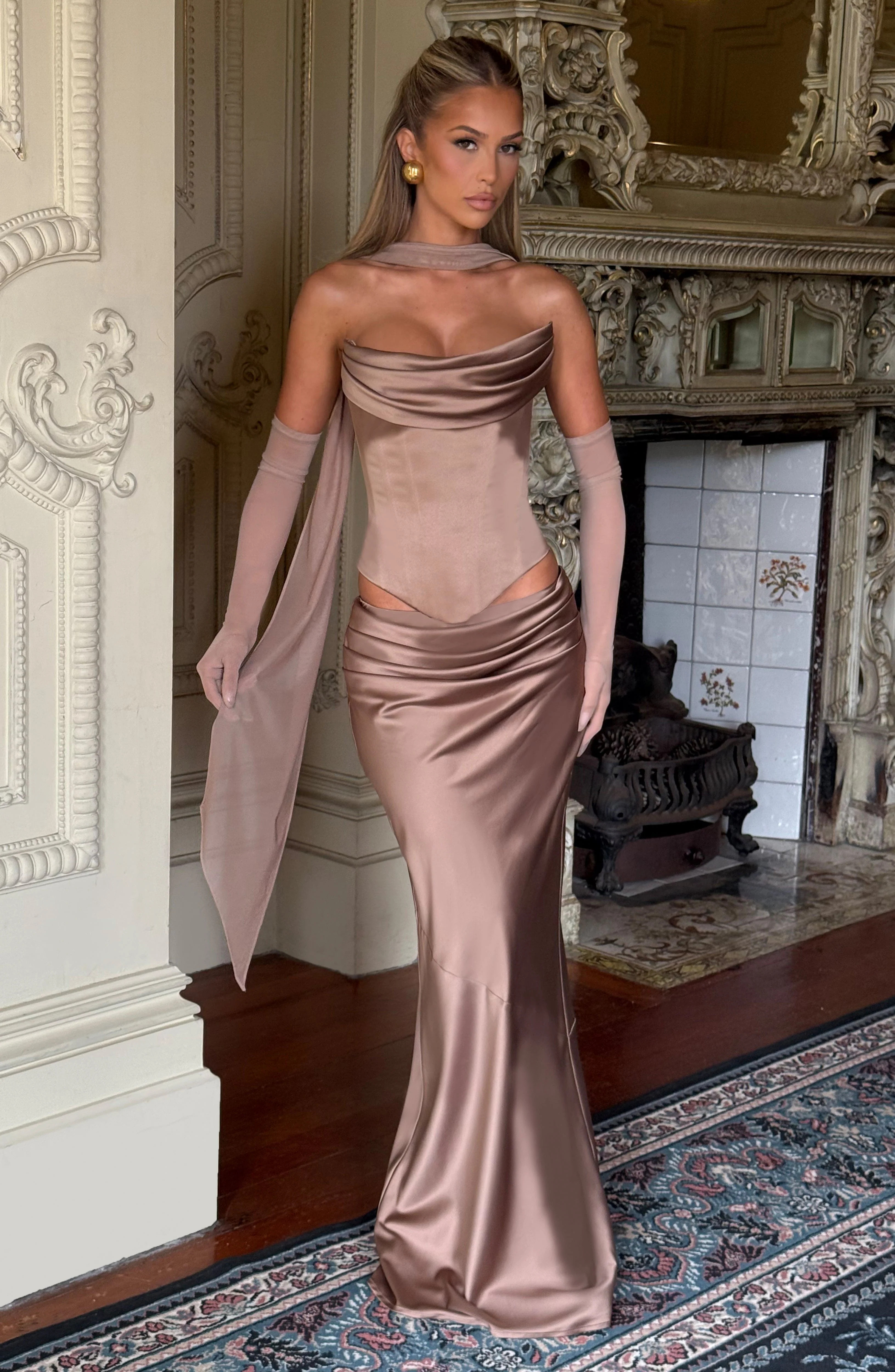 Bernadette Maxi Skirt - Hazel | Babyboo (global)