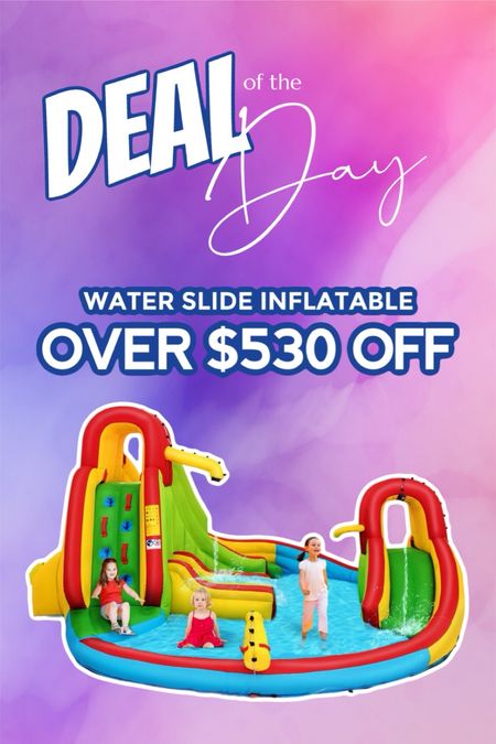 *flash deal* save over $530 on Kids inflatable water slide / Walmart flash deals / summer water toys

#LTKKids #LTKSaleAlert #LTKSwim