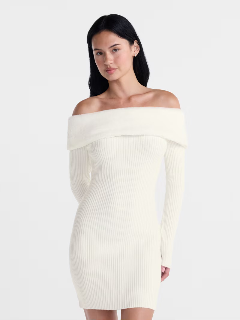 Madden NYC Women's Sweater Dress, Sizes XXS-XXL | Walmart (US)