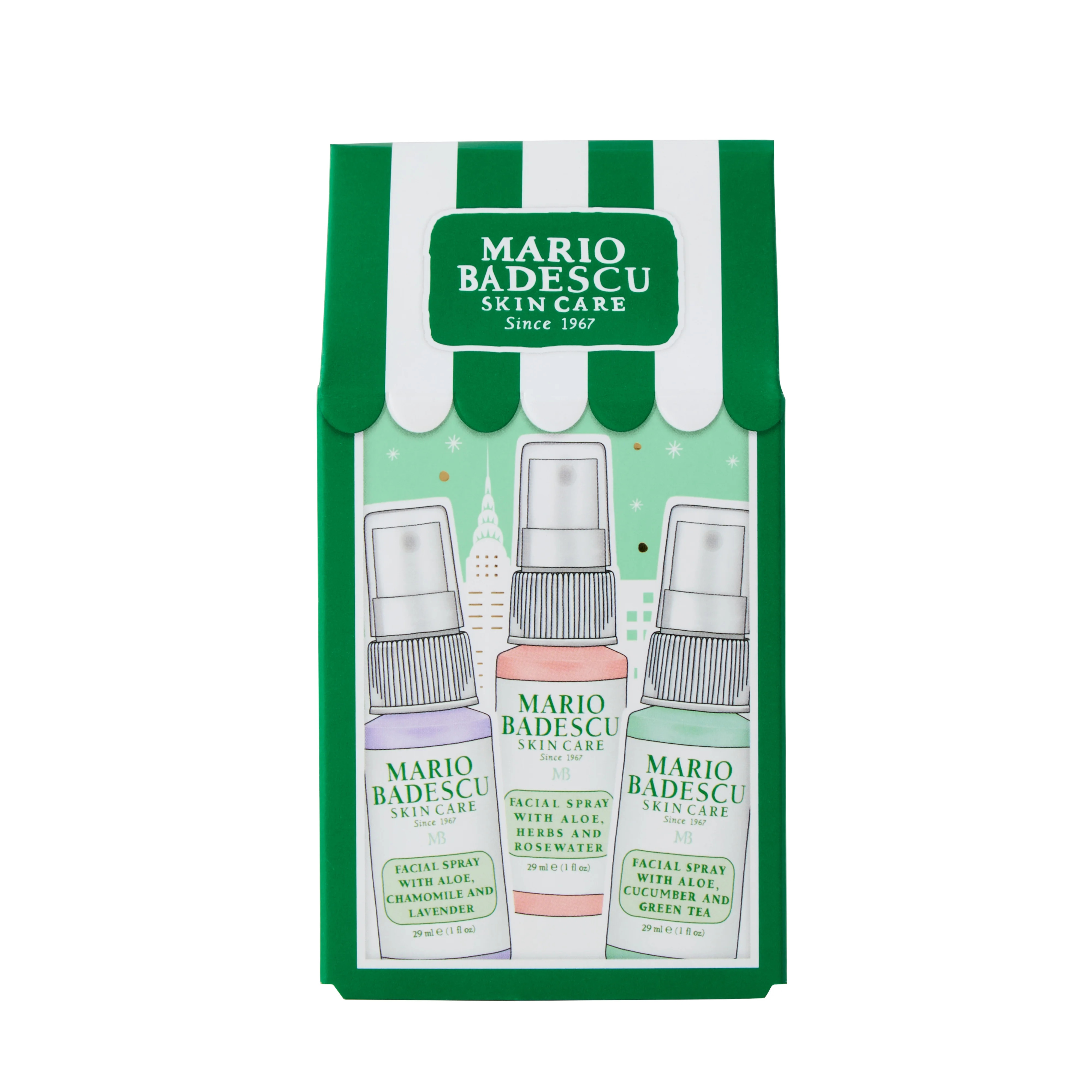 Mario Badescu Mini Mist Trio Holiday Hydrating Beauty Gift Set, For All Skin Types | Walmart (US)