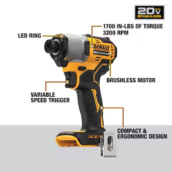DEWALT 20V MAX 2-Tool Brushless Power Tool Combo Kit with Soft Case (2-Batteries and Charger Incl... | Lowe's