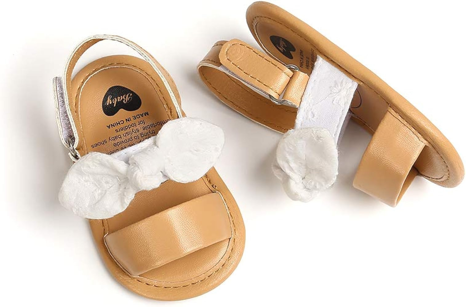 Baby Boys Girls Sandals Soft Sole Summer Shoes Baby Flat Shoes Beach Shoes First Walkers | Amazon (US)