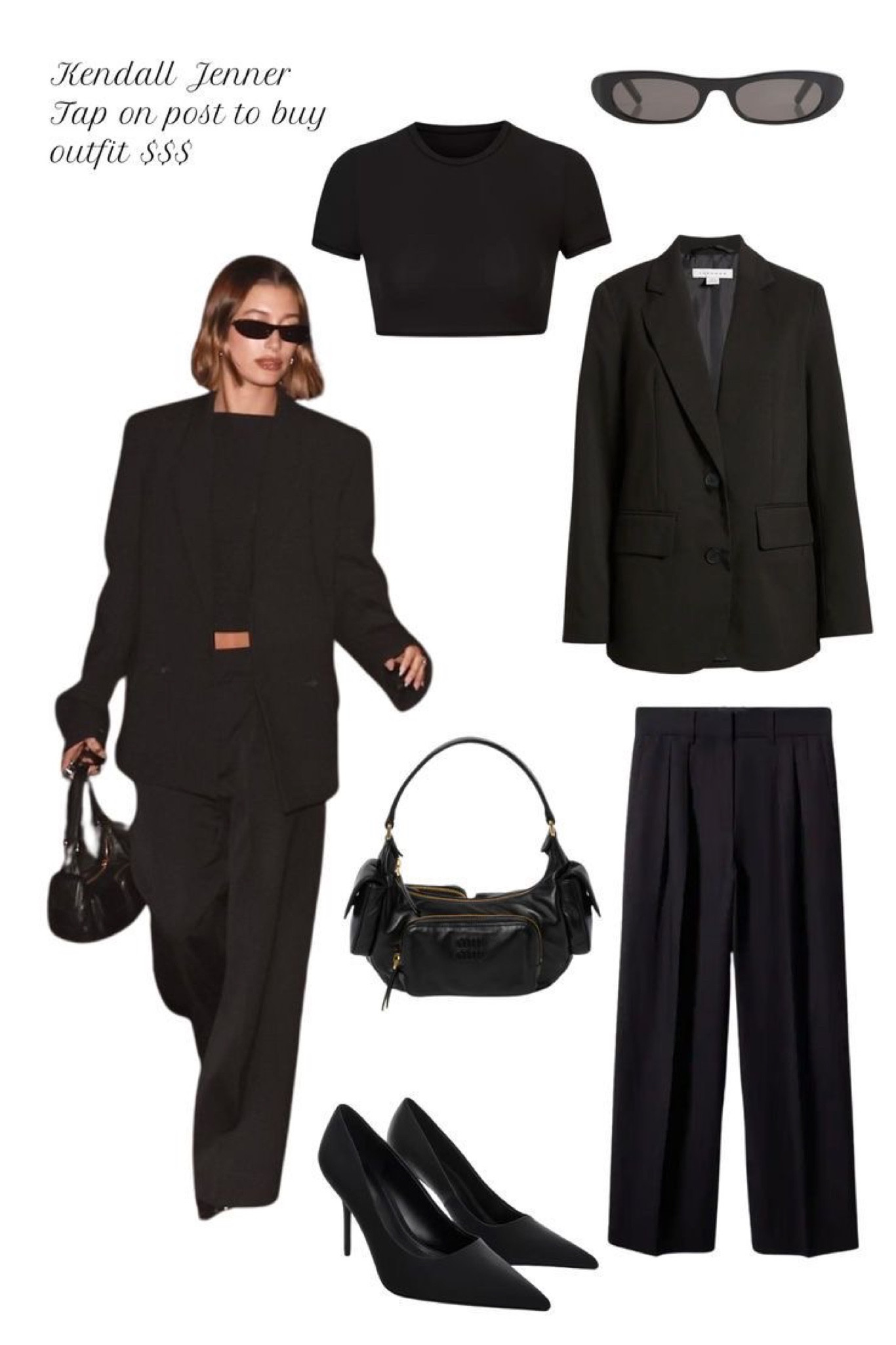 Hailey Bieber - Iconic all black outfit inspiration 