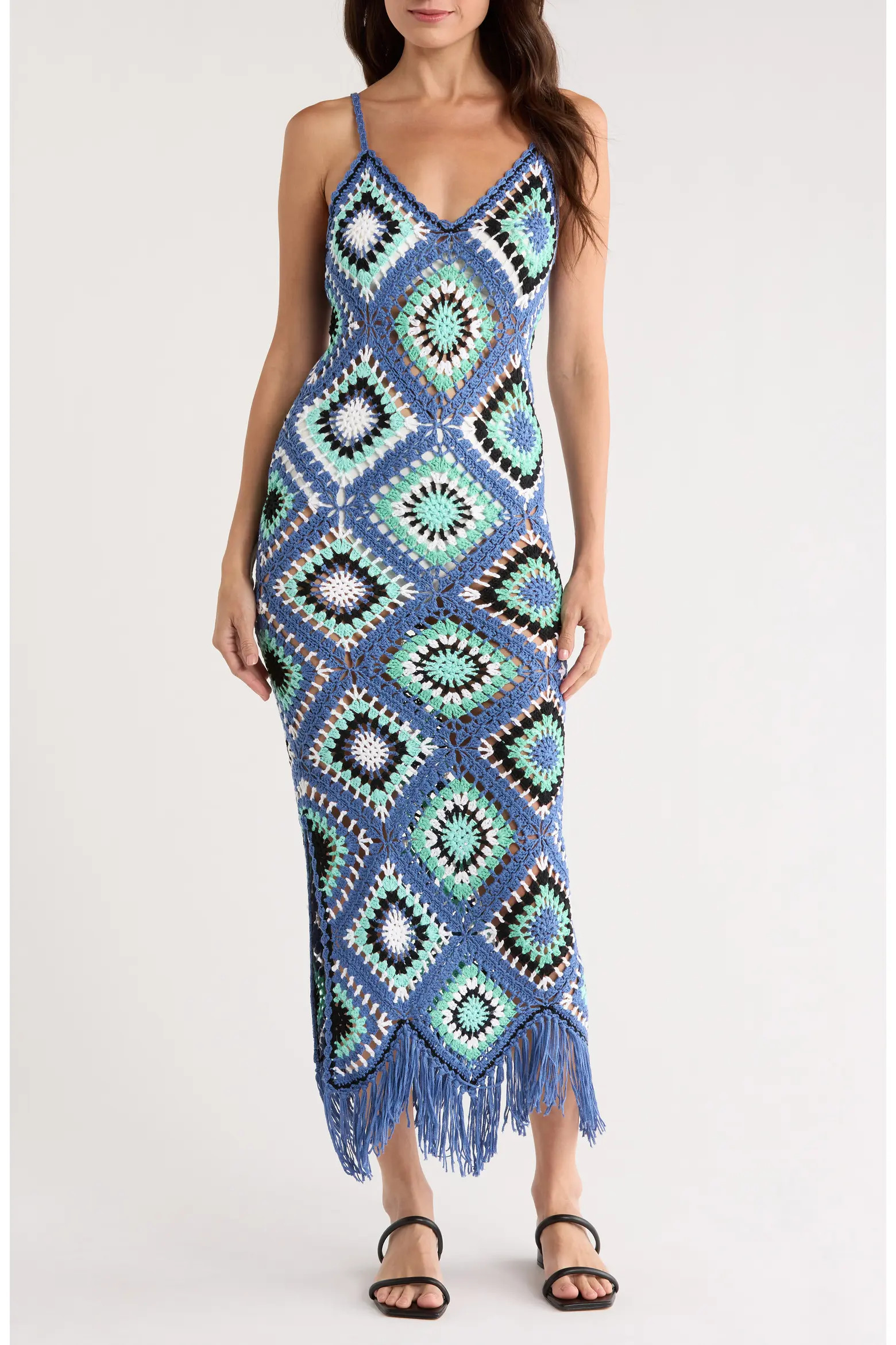 Elan Crochet Maxi Cover-Up Dress (Women) | Nordstrom | Nordstrom