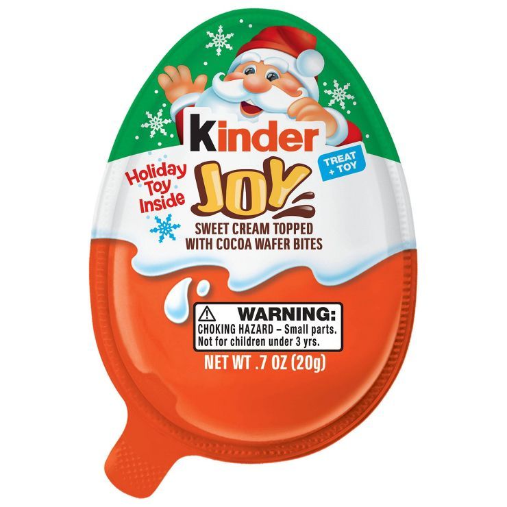 Kinder Joy Holiday Chocolate Egg (colors may vary) - 0.7oz | Target