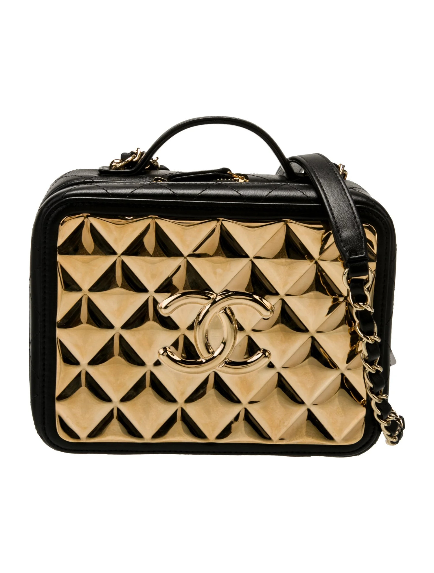 Golden Plate Vanity Case | The RealReal