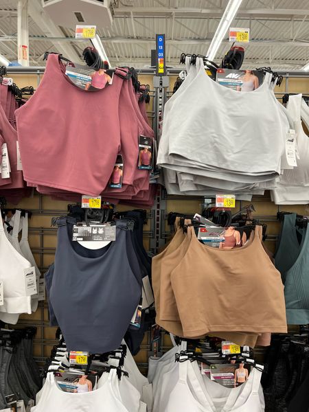 Walmart sports bras two styles shown here love the soft fabric and the colors 

#LTKfitness #LTKfindsunder50 #LTKstyletip