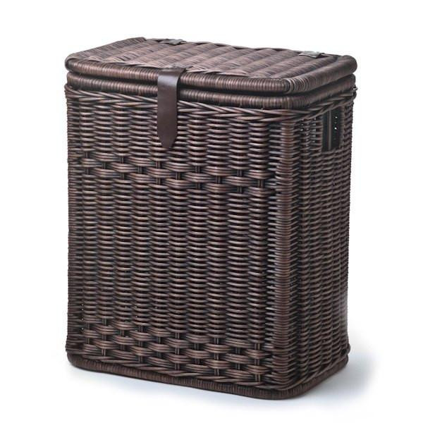 Wicker Divided Recycling Basket | The Basket Lady