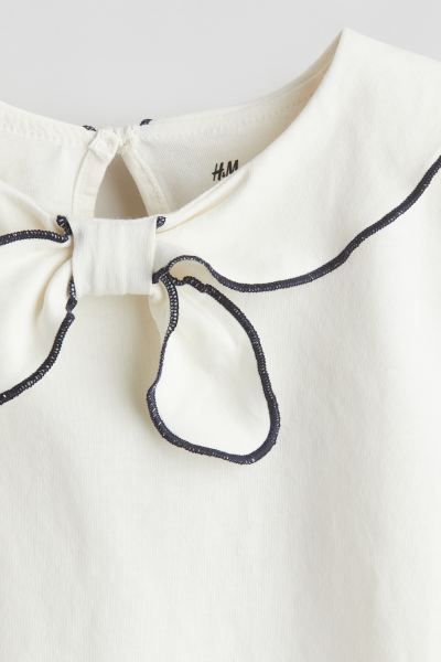 Jersey Top with Collar | H&M (US + CA)