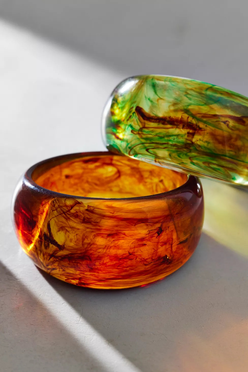 Marbled Bangle Bracelet | Urban Outfitters (US and RoW)
