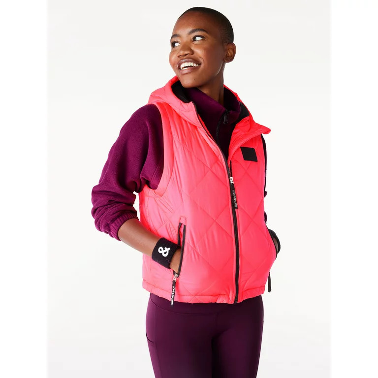Love & Sports Women's Sleeveless Quilted Puffer Vest | Walmart (US)