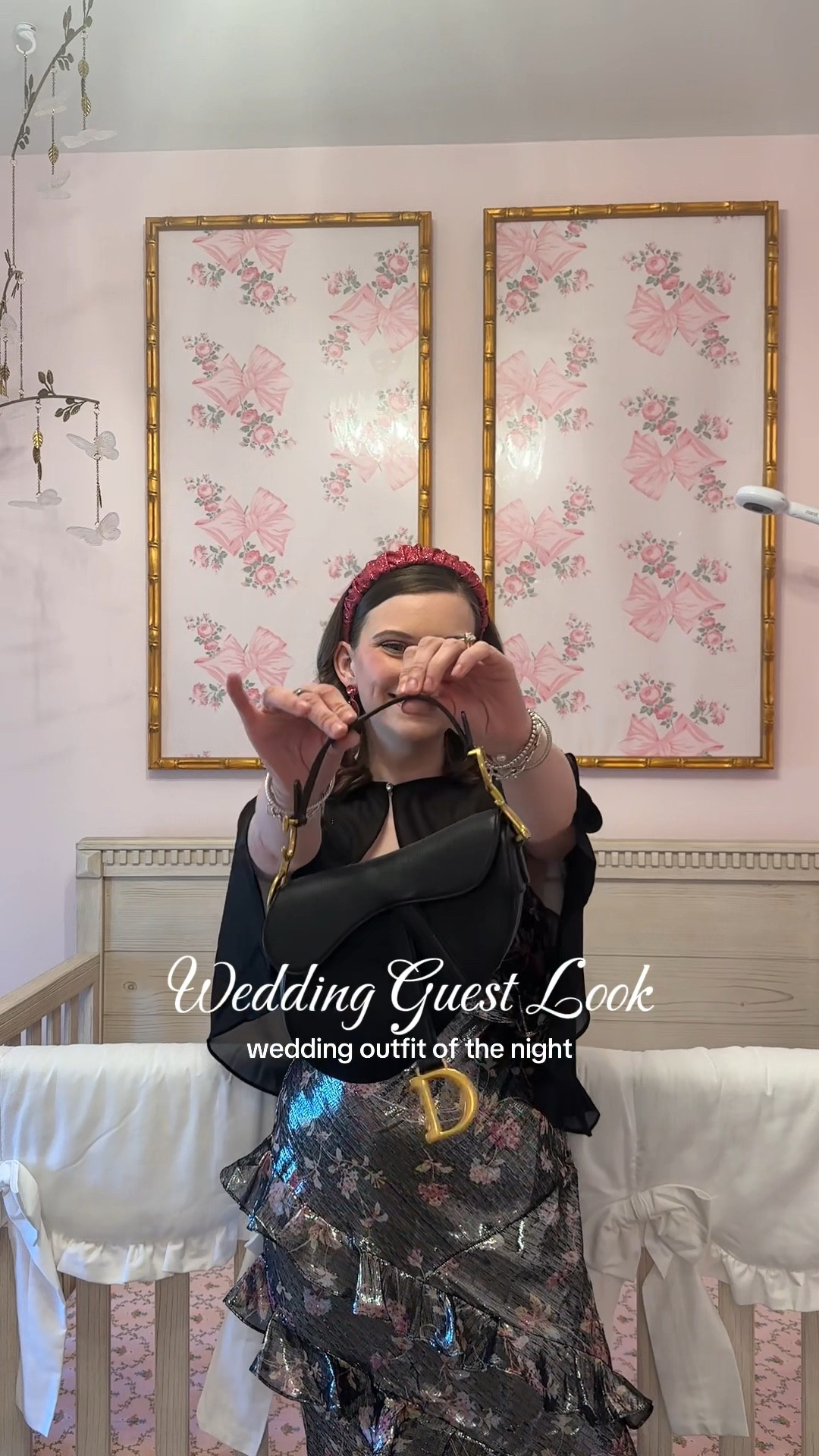 #ad Wedding guest look! I borrowed this Dior mini saddle bag for this wedding guest look. You can use my code MIRANDAWEILAND for your first month of @Vivrelle free! #vivrellepartner

#LTKootd #LTKWedding