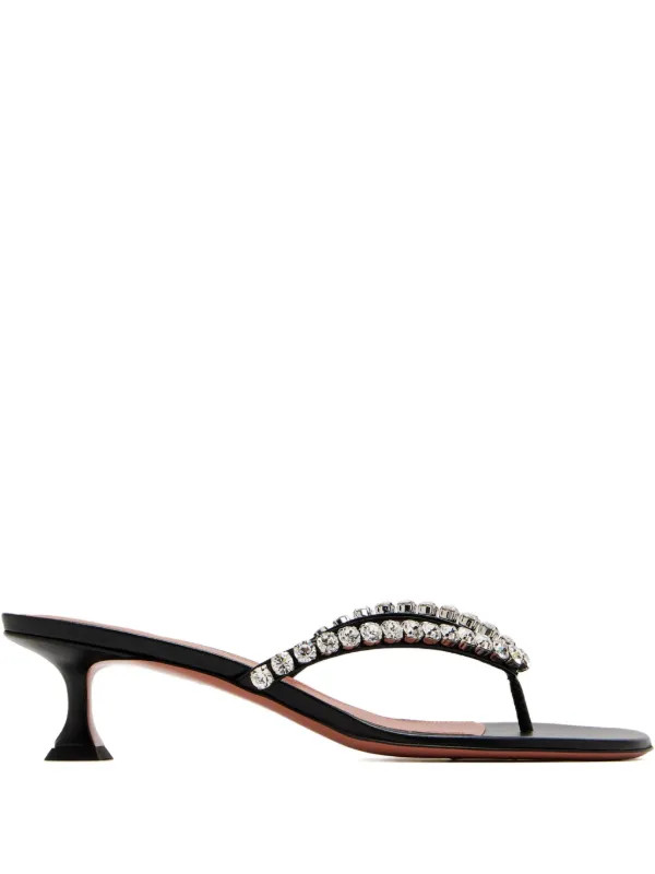 45mm rhinestone-embellished sandals | Farfetch Global