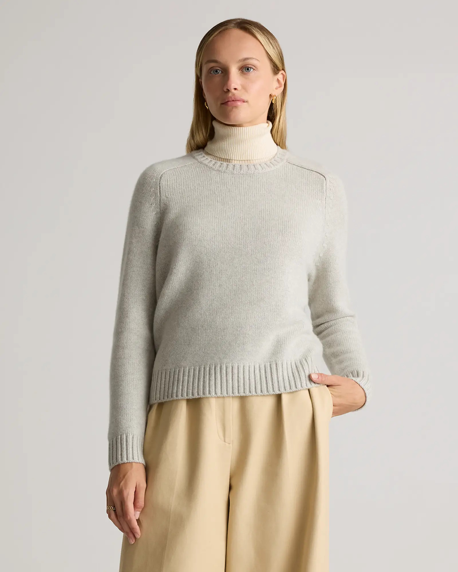 Luxe Baby Cashmere Crewneck Sweater | Quince