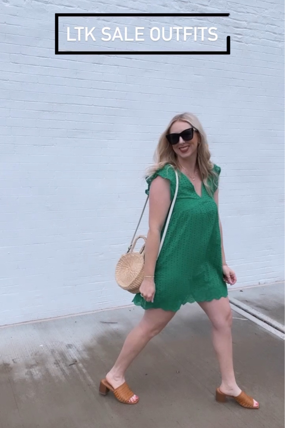 Instagram Reel, LTK sale outfits, spring outfit, spring dress, floral dress, eyelet dress, Abercrombie jean shorts 

#LTKSale #LTKunder50 #LTKsalealert