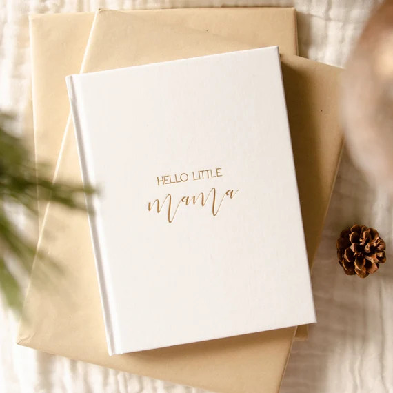 Pregnancy Journal  White Hello Little Mama  Planner  New | Etsy | Etsy (US)
