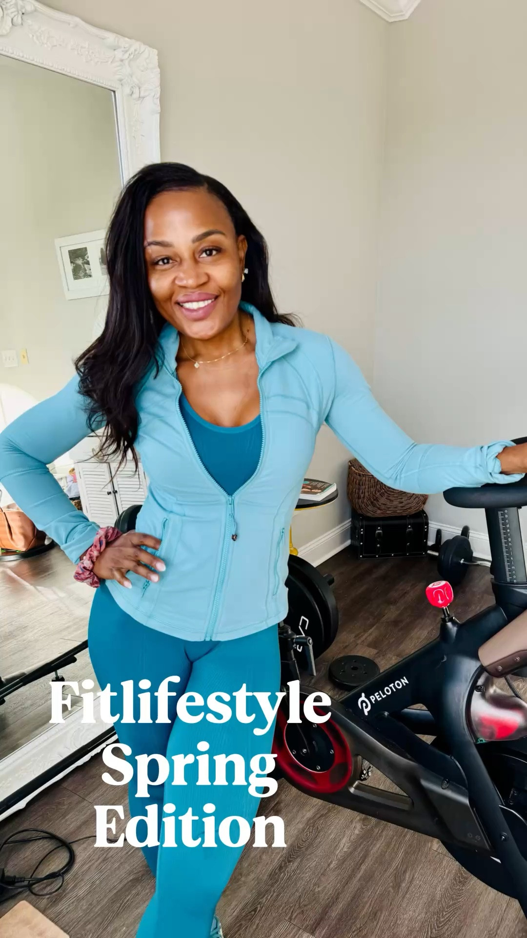 Fit lifestyle mode fully activated 💧☕💪🏾
March Madness is still going strong, and this look is one of those outfits that makes you want to get up and move.

Wearing this flattering SHEIN one-piece jumper, paired with my New Balance sneakers and my Lululemon Define jacket for that sporty, put-together finish. My home gym setup has been coming together so well, and yes, the weights are from Amazon. I’ll link whatever I can find for you guys.

This look is perfect for home workouts, cardio days, weight training, walking workouts, and everyday athleisure when you want to feel comfortable but still cute and pulled together.

A good workout set really does something for the mindset. When you look ready, you feel ready, and that little spark helps you show up with more consistency.


workout outfit, athleisure outfit, home gym essentials, women’s activewear, one-piece workout outfit, Define jacket, New Balance sneakers, Amazon fitness equipment, cardio day outfit, fit lifestyle finds

#LTKSpringSale #LTKmorningroutine #LTKfitnessgoals