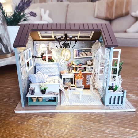 Love DIY, puzzles and being creative?  This is for you!  A fun project putting together a cute miniature room.  Great instructions, all parts included!  All you need is glue.  

#LTKhome #LTKfindsunder50
