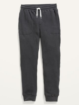 Textured Thermal-Knit Jogger Sweatpants For Boys | Old Navy (US)