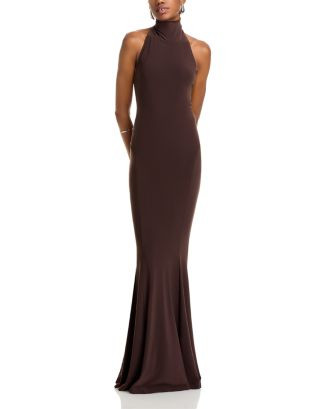 Turtleneck Halter Gown | Bloomingdale's (US)