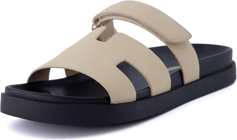 CUSHIONAIRE Women's Lotto footbed sandal with +Comfort, Wide Widths Available | Amazon (US)