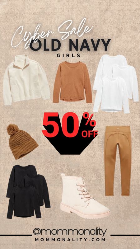 Girls Gift/Outfit Inspo - Old Navy Cyber Monday Sale 50% off select items